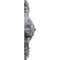 Ekena Millwork Antonio Ceiling Medallion, Hand-Painted Ultra Pure White Crackle, 35 7/8"W x 22 1/2"H x 4 3/8"P CM35X22ANUWC - alternate 3